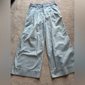 Ulla Johnson Light Blue Wide-Leg Jeans